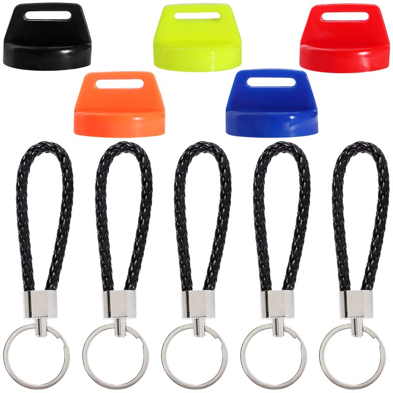SOAJEE Pack of 5 Ignition Key Cover Compatible with CanAm Bombardier ATV DS650 Baja Outlander Renegade 330 400 500 650 800 800R Rally 175 200 Polaris Yamaha Suzuki Kawasaki EZGO Arctic Cat